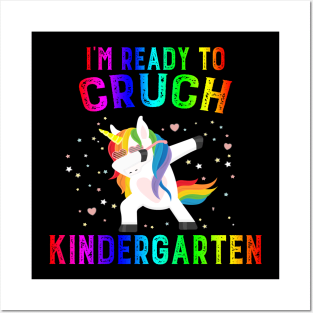 I am Ready to crush Kindergarten T-Shirt - Back to school Posters and Art